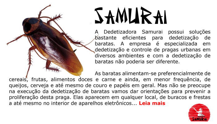 Dedetização de Baratas